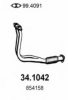 OPEL 854158DX Exhaust Pipe